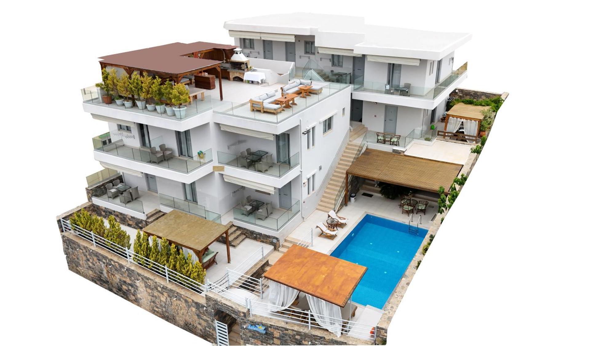 Asteri Apartments Und Studios Makrýgialos 외부 사진
